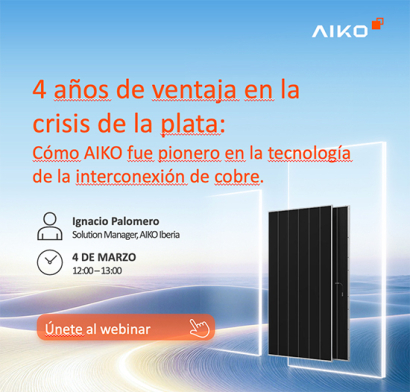 Aiko aborda la crisis de la plata con su tecnología de interconexión de cobre en un webinar sectorial