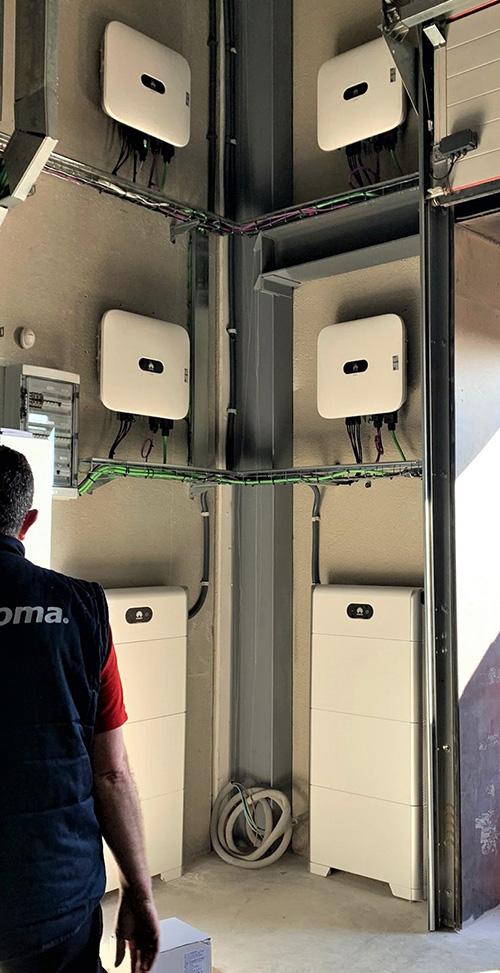 Cubierta Solar baterías 90 kWh Cubierta Solar baterías 90 kWh