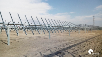 Soltec proveerá 86 MW de seguidores solares para el parque fotovoltaico El Paso