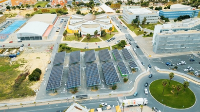 Marquesinas fotovoltaicas en la Universidad de Huelva