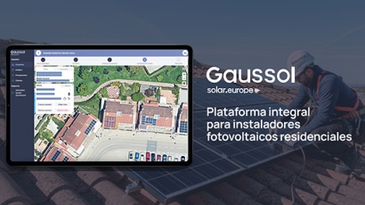  Gaussol presenta una plataforma que ayuda a instaladores solares residenciales a escalar sin aumentar su estructura 