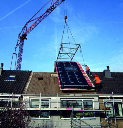 Pilot solar roof with integrated Renusol mounting system