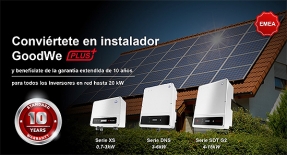 GoodWe lanza el programa GoodWe PLUS+ en EMEA que incluye la extensión de la garantía de 10 años