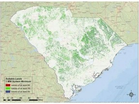 Clemson University team identifies best solar sites in South Carolina