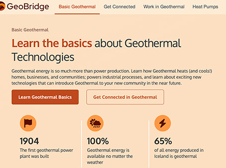 New Web Portal Connects More Communities to Geothermal