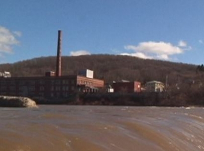 Rockbottom Dam site of proposed hydroelectric facility