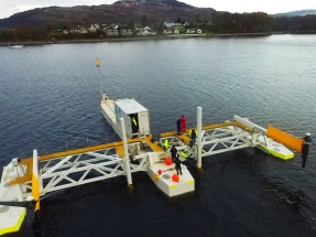 Escocia prueba otro dispositivo de aprovechamiento de las energías marinas