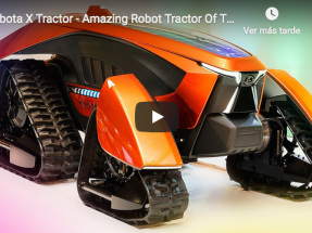 Presentan en Japón un tractor solar totalmente autónomo