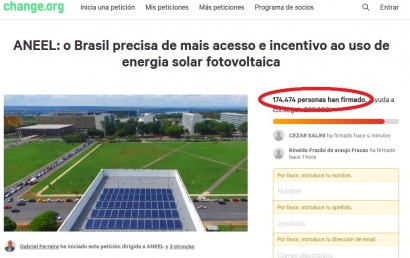 Una petición por el derecho a producir la propia energía ya tiene más de 170 mil firmas (y subiendo)