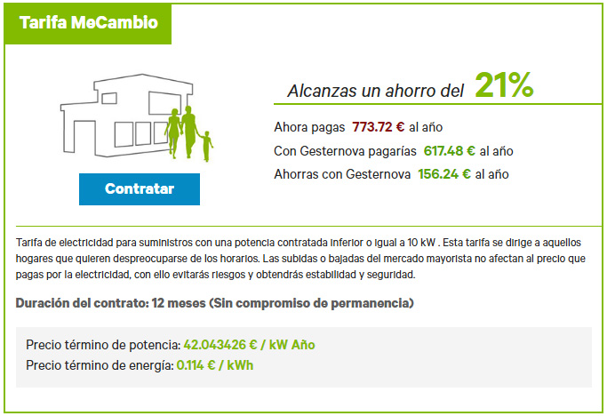 Gesternova Comparador Facturas