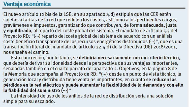 Holtrop. Ventaja económica