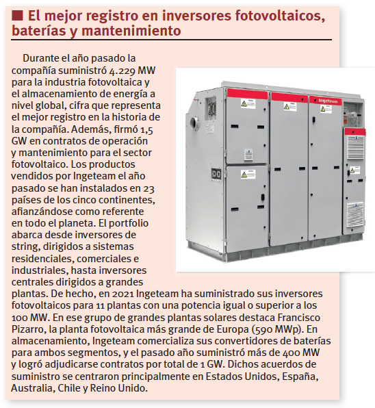 Ingeteam 50 años. Fotovoltaica Ingeteam 50 años. Fotovoltaica
