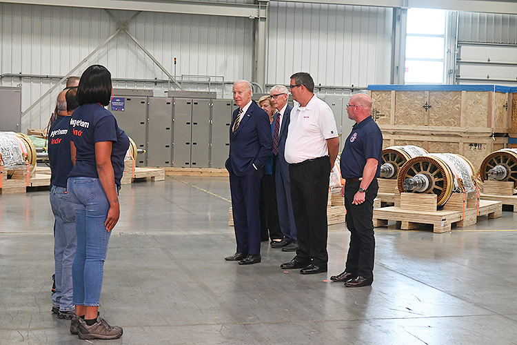 Joe Biden en Ingeteam Estados Unidos