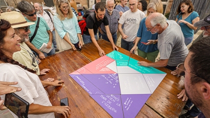 Segundo Encuentro de Comunidades Energéticas de la Economía Social de Catalunya, en 2023 (Foto: Som Comunitats)