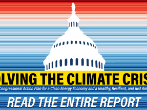 Congresistas demócratas proponen un plan para que en 2050 se llegue a cero emisiones netas de carbono