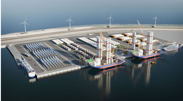 Port of Rotterdam Authority develops new terminal for offshore wind activities
