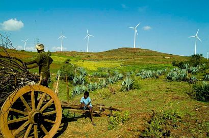 Wind farm in India. Courtesy of NLR.
