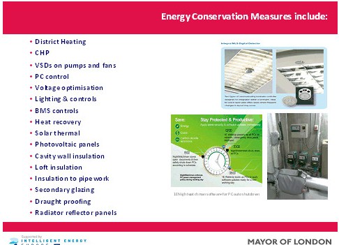 Energy conservation measures employed by REFIT